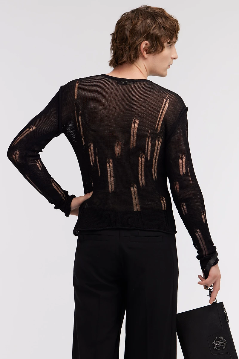 Knitwear with long sleeve