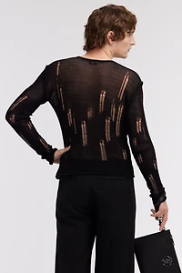 Knitwear with long sleeve