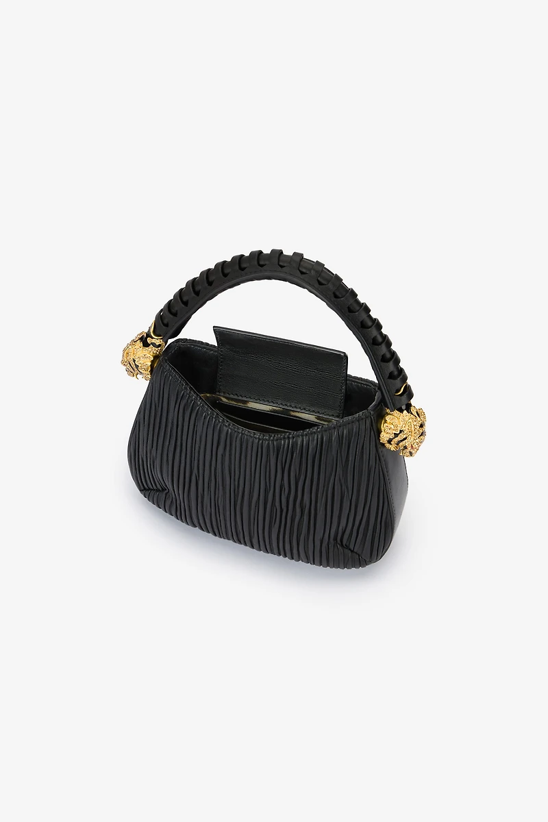 Hobo Roar Bag with bejeweled tigers