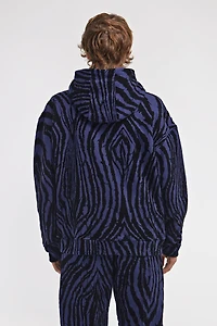 Zebra print sweatshirt