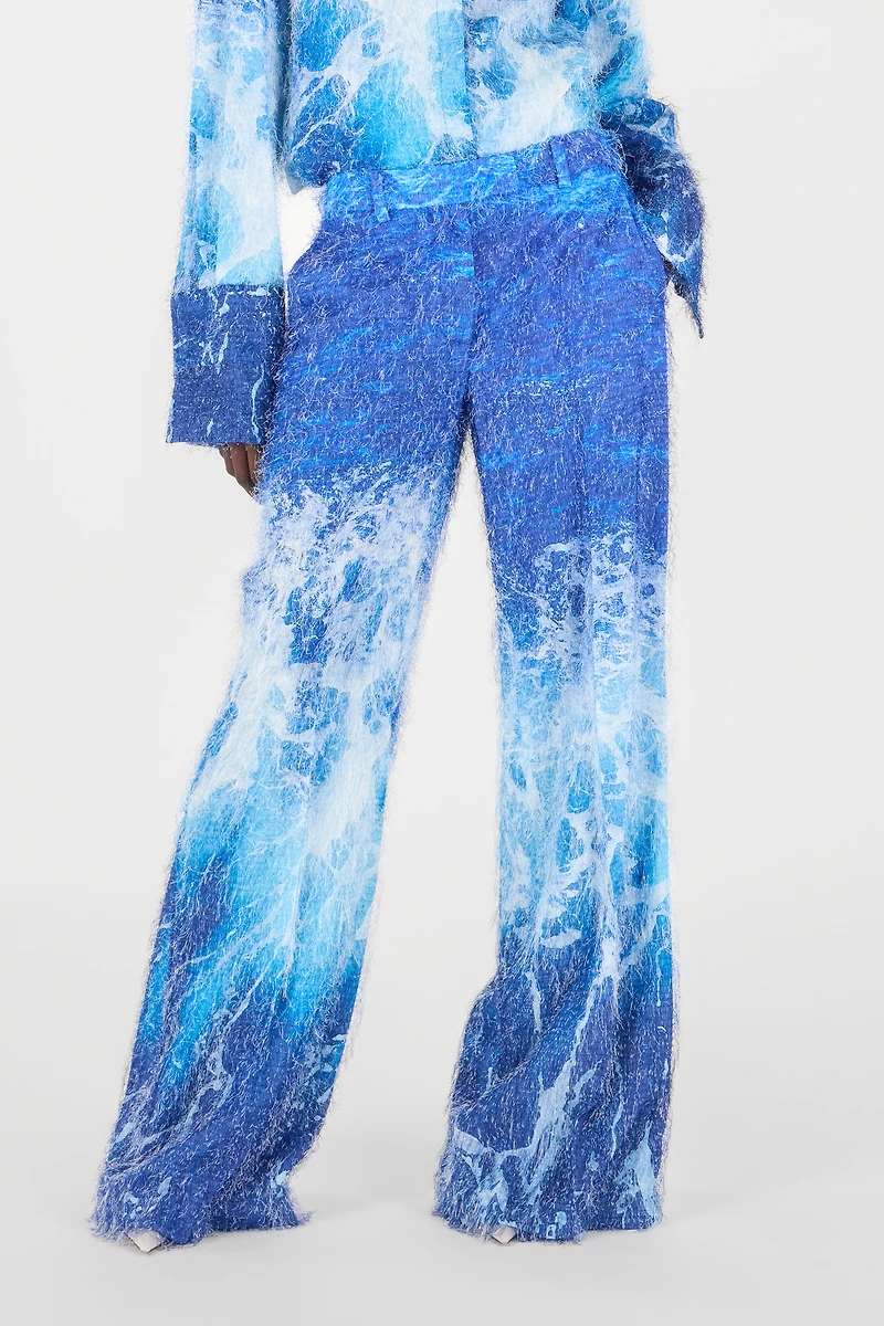 Stretto di Messina Print Trousers