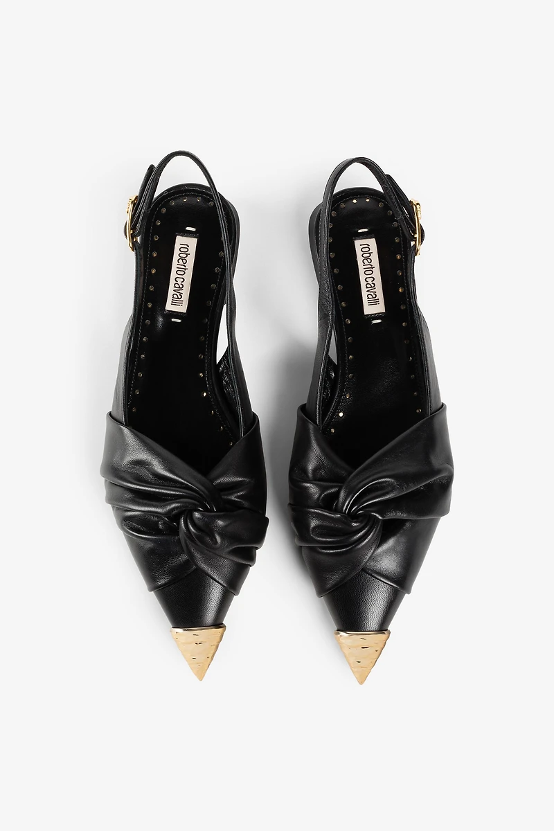 Le Pettegole slingback with decoration