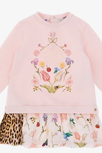 Leopard and Flowers Print Dress