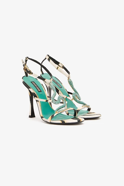 Ray Of Sea Print Shoes Sandal