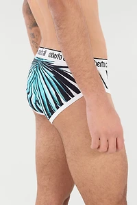 Briefs With Ray Of Sea Print