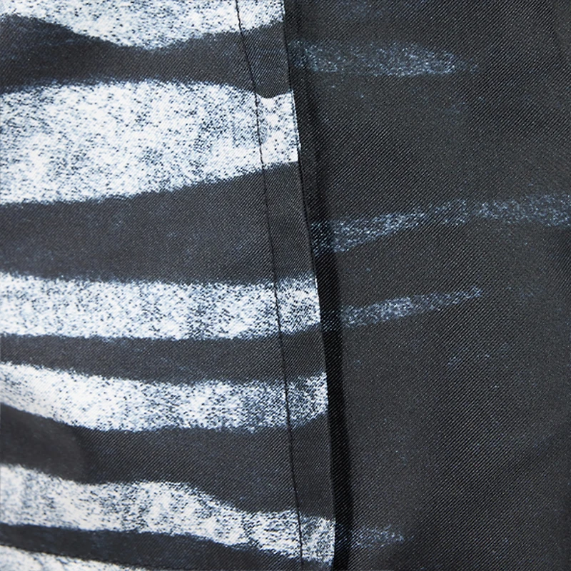 Short Silk Dress With Zebra Print