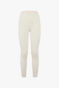 White Cut-Out Leggings
