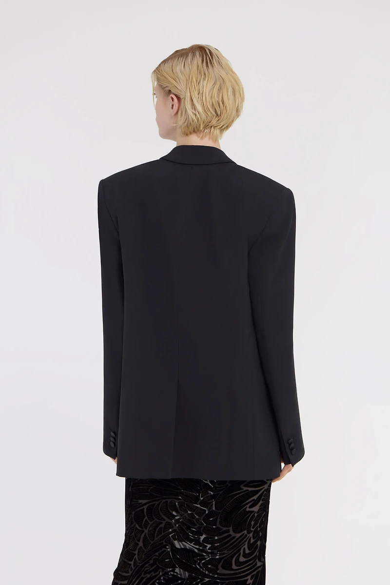 Black Single-Breasted Jacket