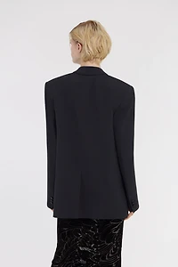 Black Single-Breasted Jacket
