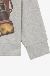 Sweatshirt With Front And Back Print