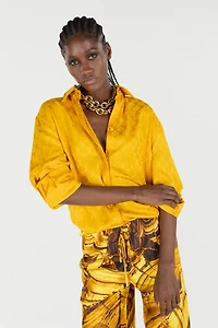 Shirt With Mirror Snake Monogram