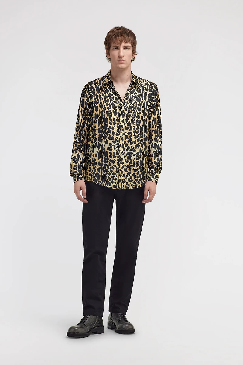 Shirt with Leopard print