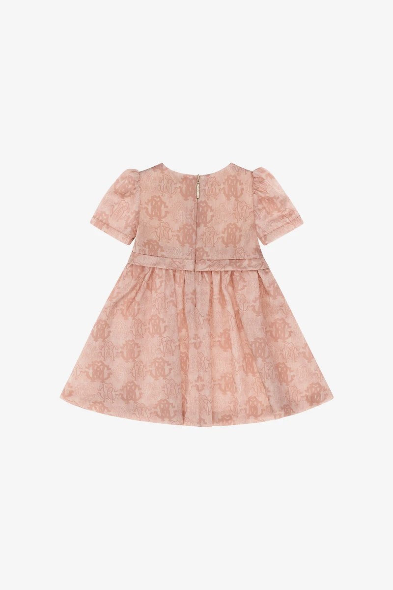 Monogrammed Pink Dress