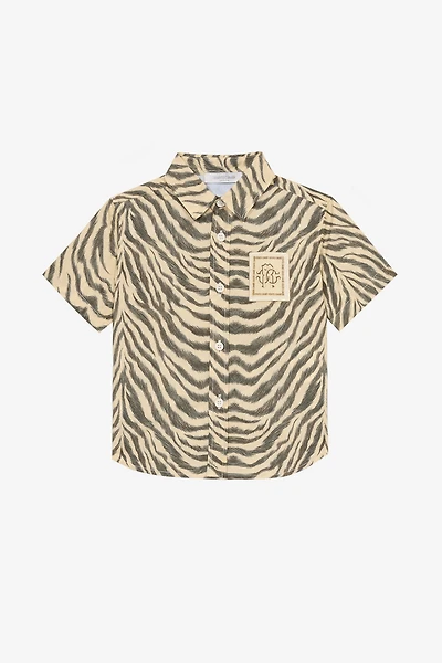 Tiger Skin-Print Shirt