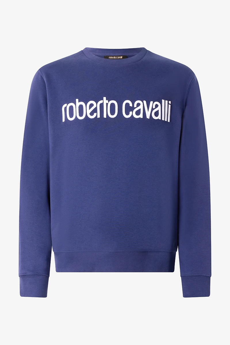Blue Sweatshirt with Logo