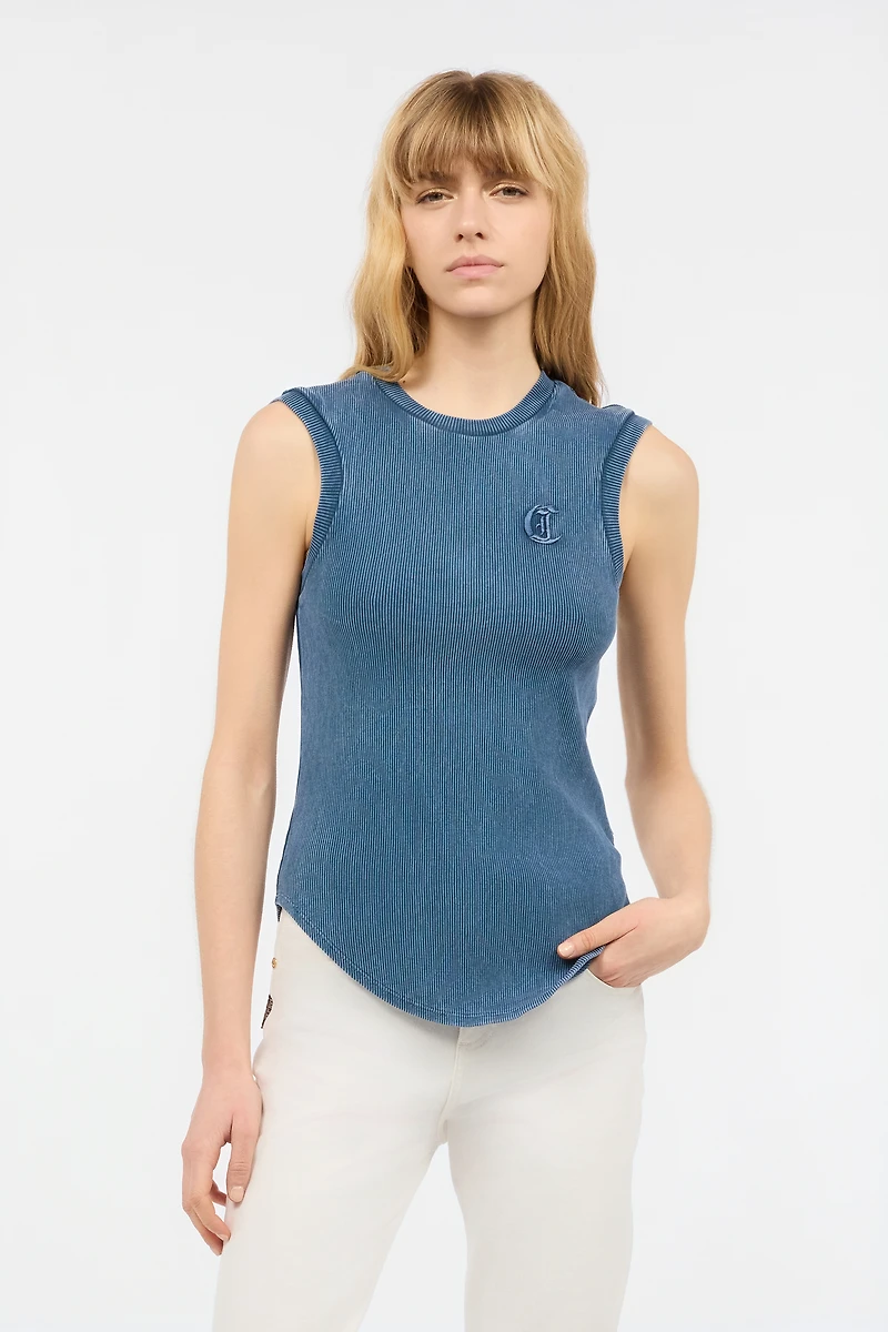 Tank Top With JC Monogram