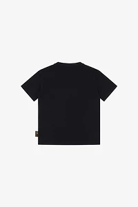 T-Shirt with Tiger Print and Logo