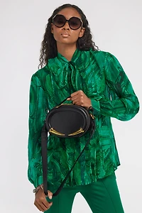 Handbag with Fang embellishment