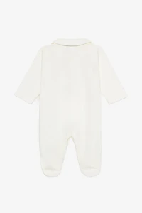 Kit: beanie, bib, and romper