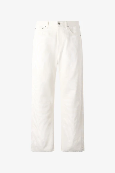 Zebra-Print Five-Pocket Pants