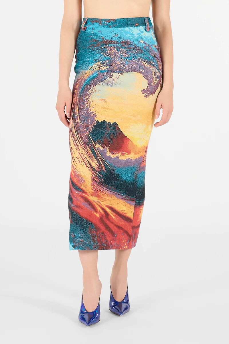Itaca Print Skirt