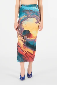 Itaca Print Skirt