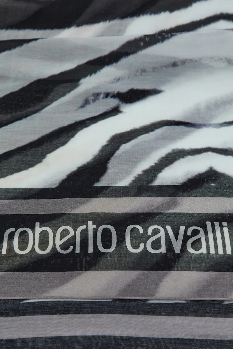 Roberto Cavalli Stole with Zebra print