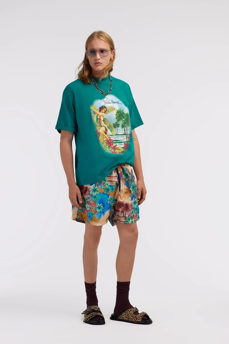 Hawaii print t-shirt