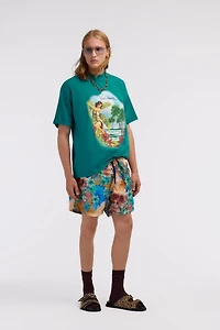 Hawaii print t-shirt