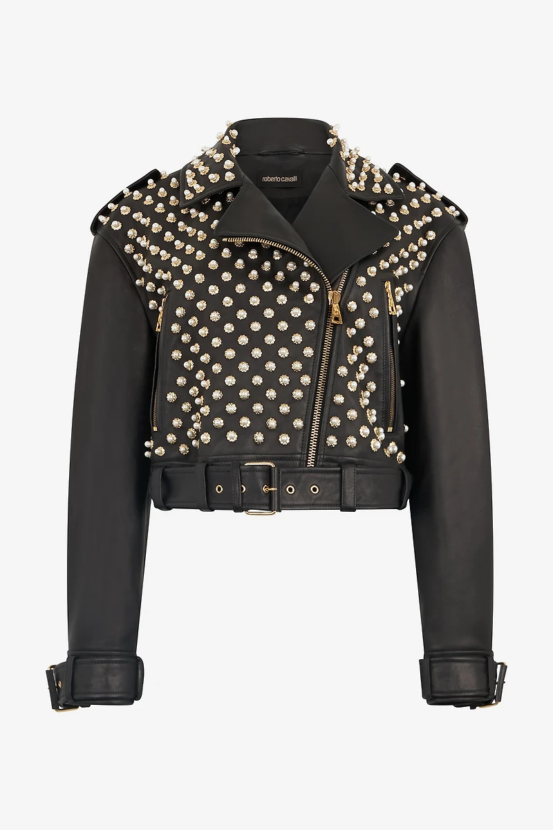 Leather Bomber Jacket