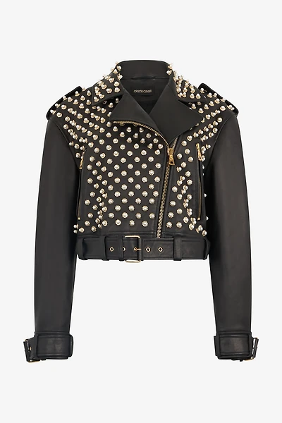 Leather Bomber Jacket