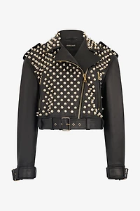 Leather Bomber Jacket