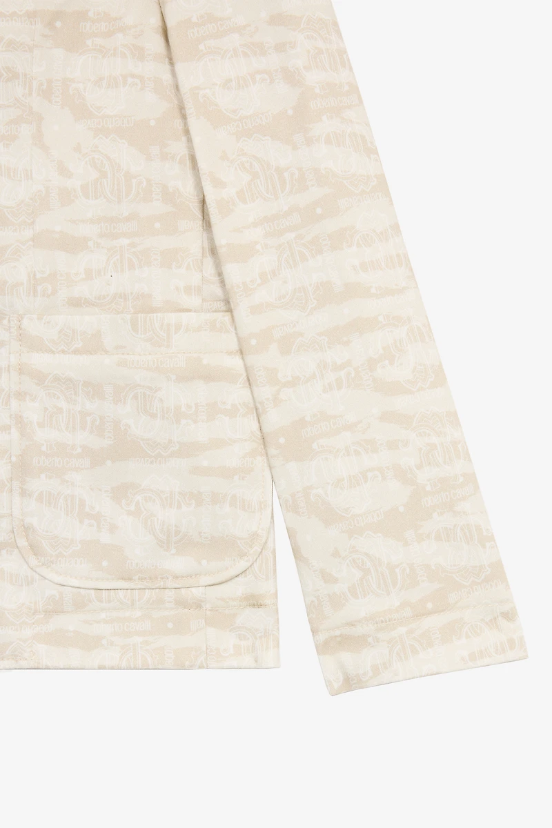 Tiger Skin-Print Jacket