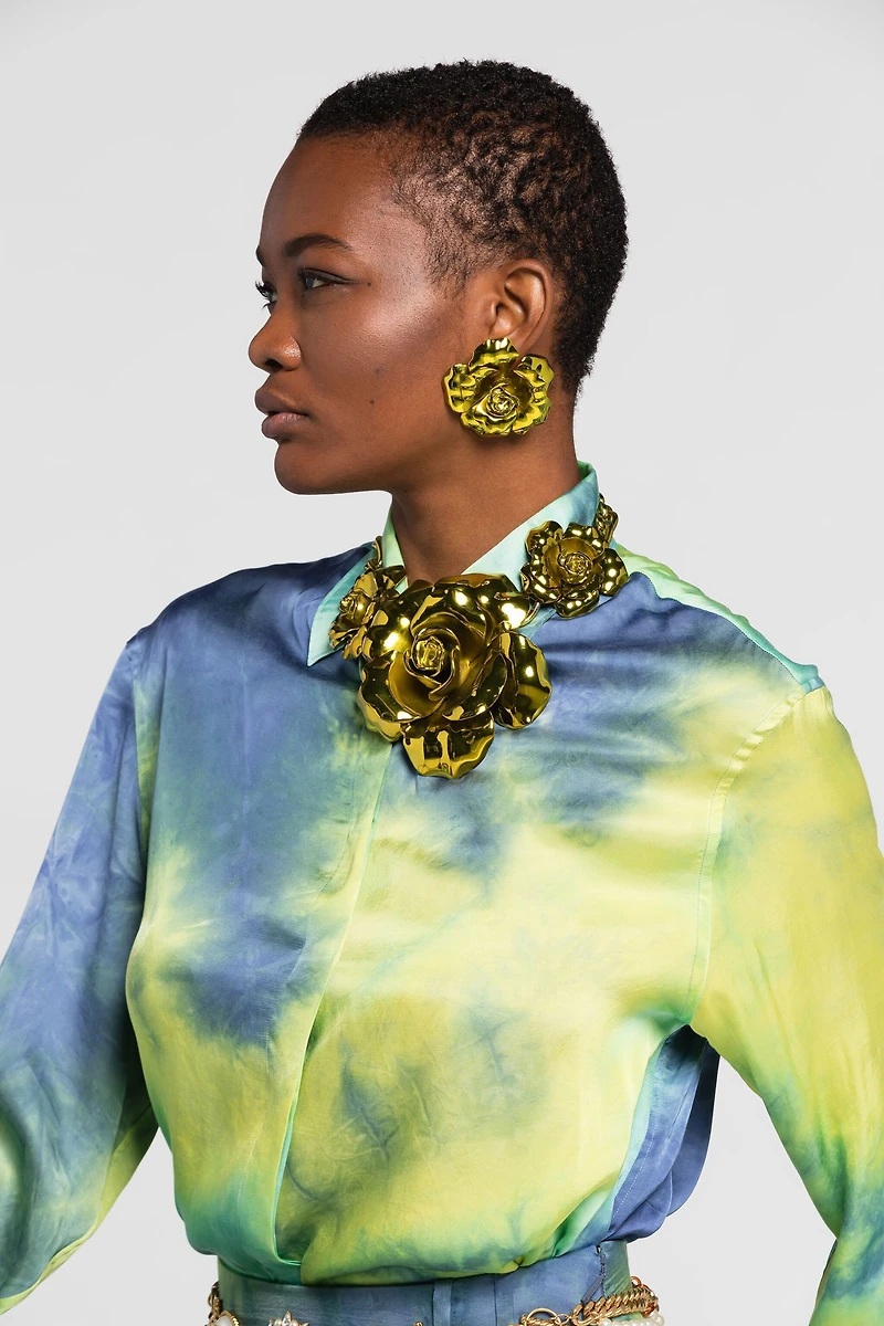 Mirror Snake Earrings