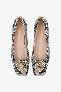 Snake Print Flats