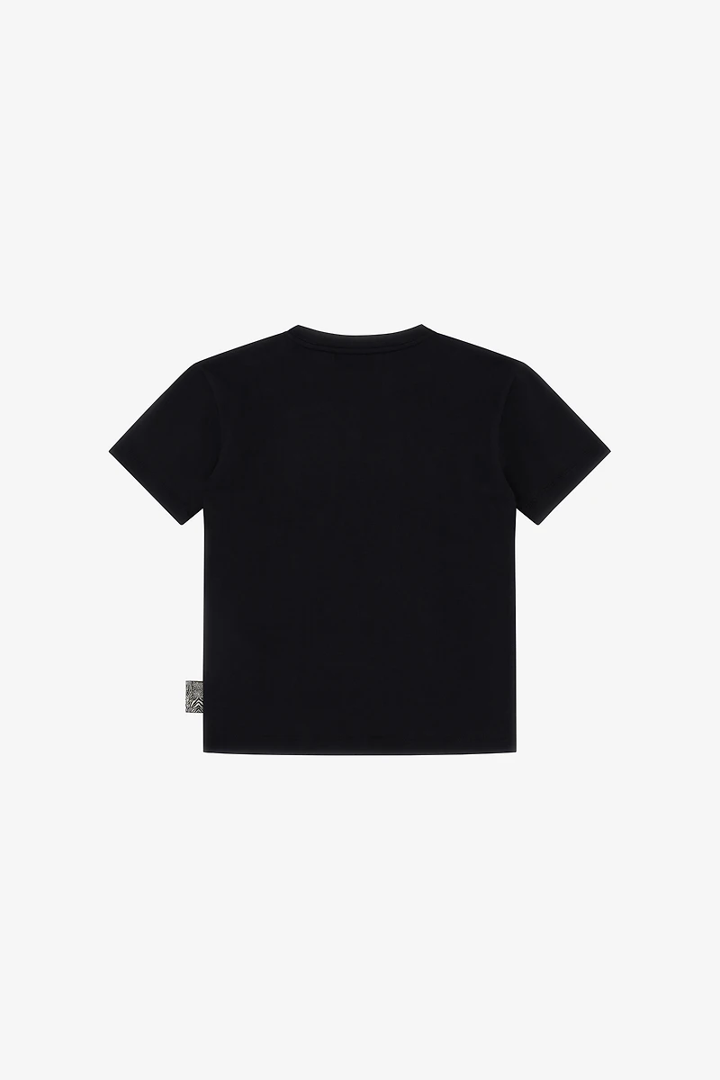 T-Shirt With Jaguar And Lettering