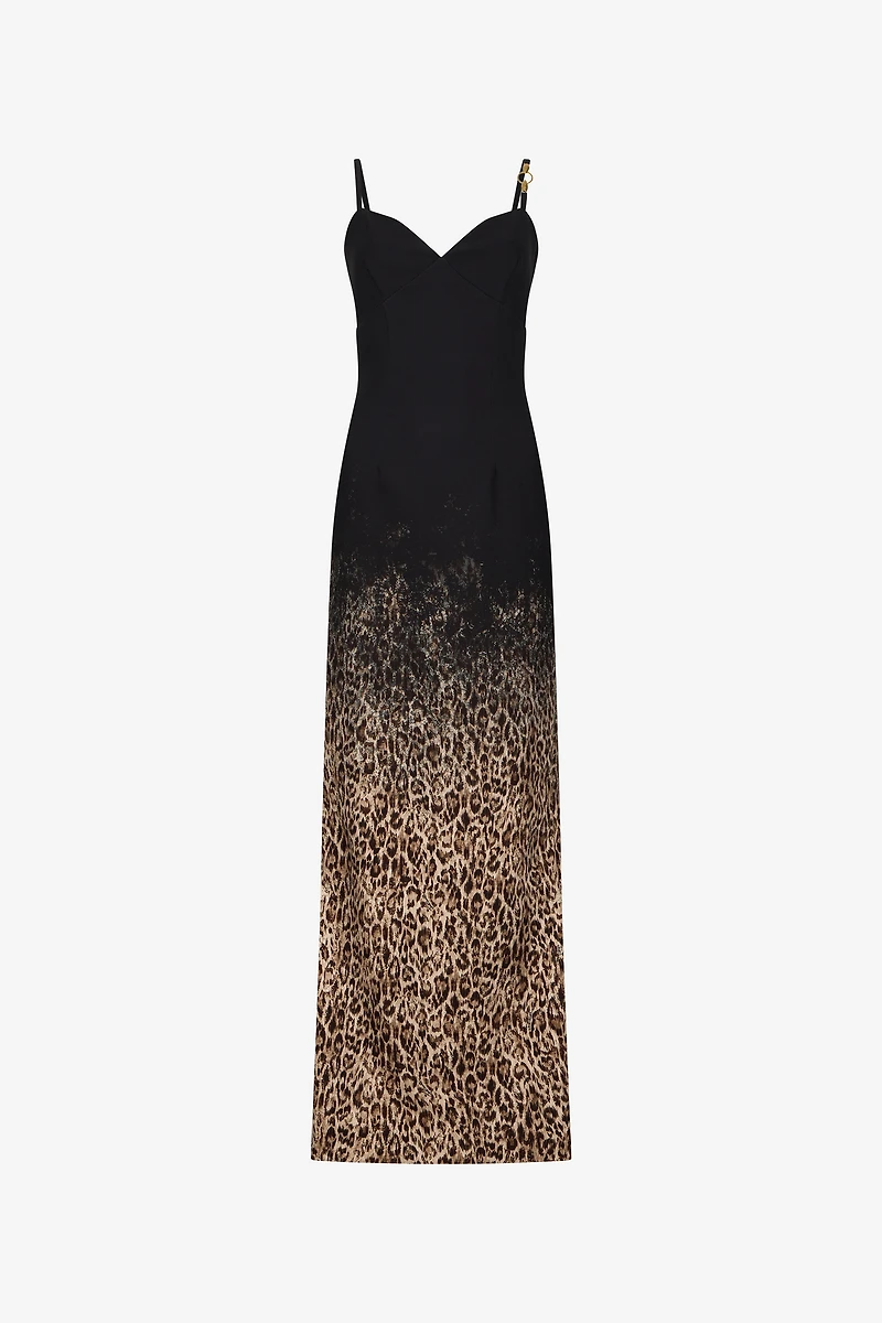 Leopard Print Maxi Dress