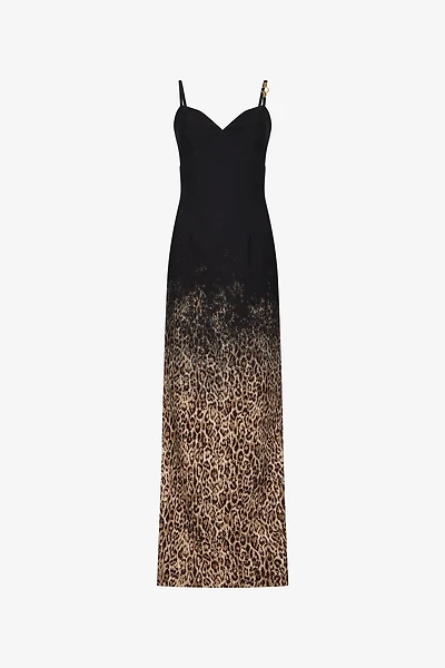 Leopard Print Maxi Dress