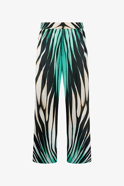 Tropical Elegance Palazzo Pants
