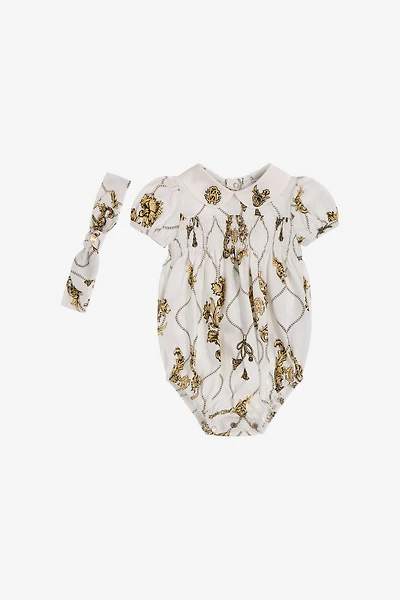 Print romper set