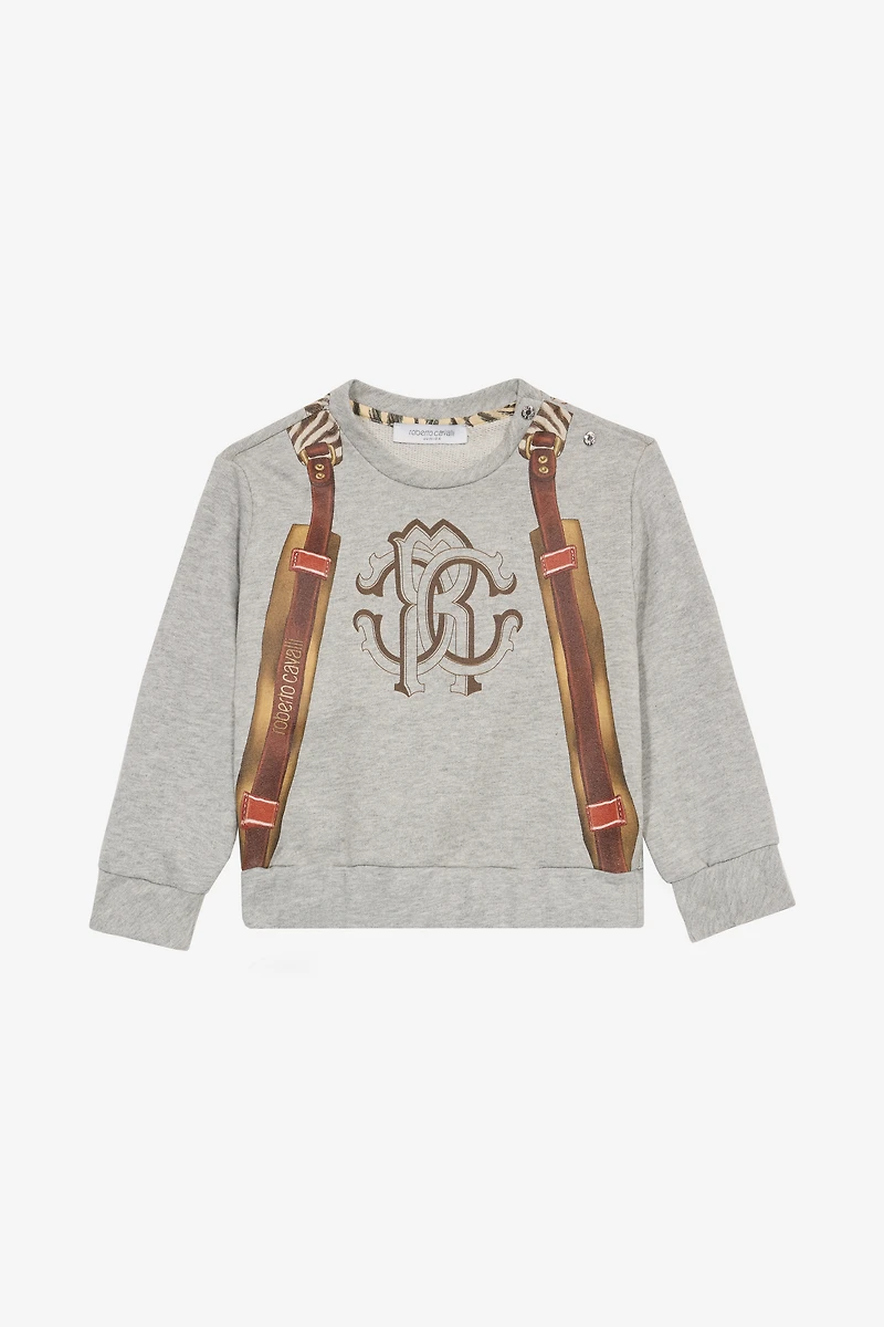 Sweatshirt With Front And Back Print