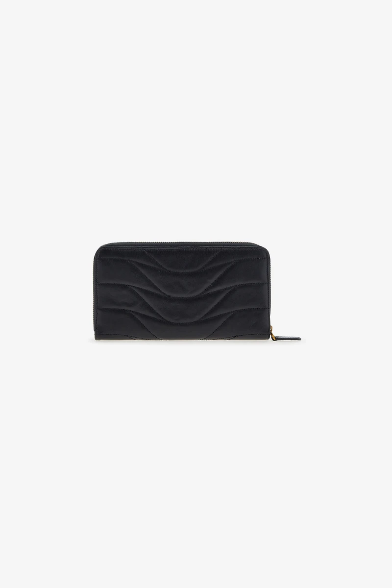 Wallet with Monogram RC and zip