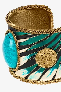 Ray Of Sea Print Cuff Bracelet