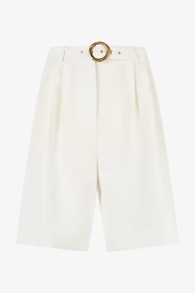 Tailored Shorts With Belt