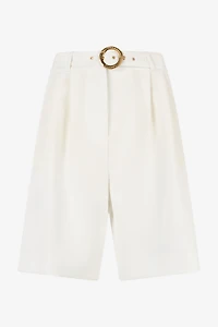 Tailored Shorts With Belt