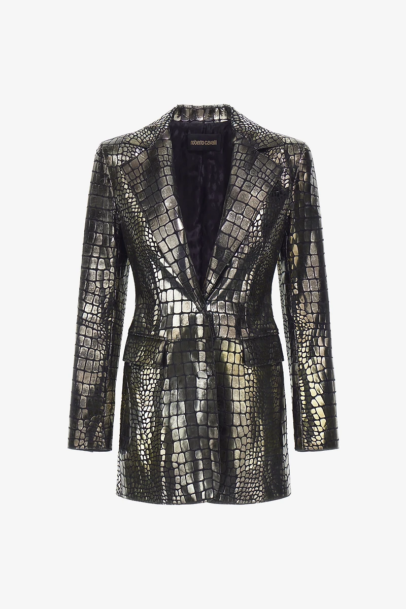 Crocodile Effect Blazer