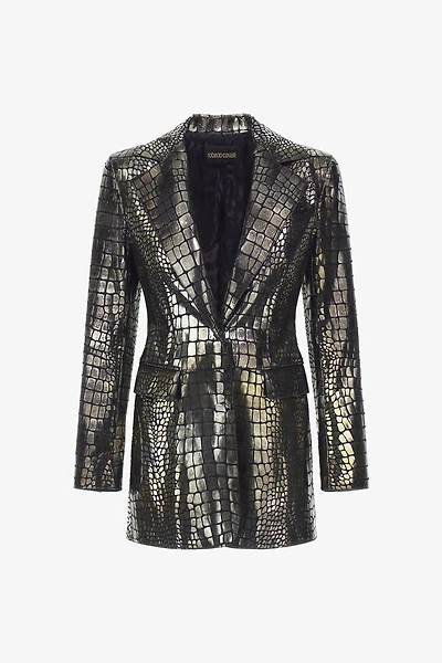 Crocodile Effect Blazer