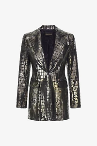 Crocodile Effect Blazer
