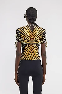 Ray Of Gold Print T-shirt