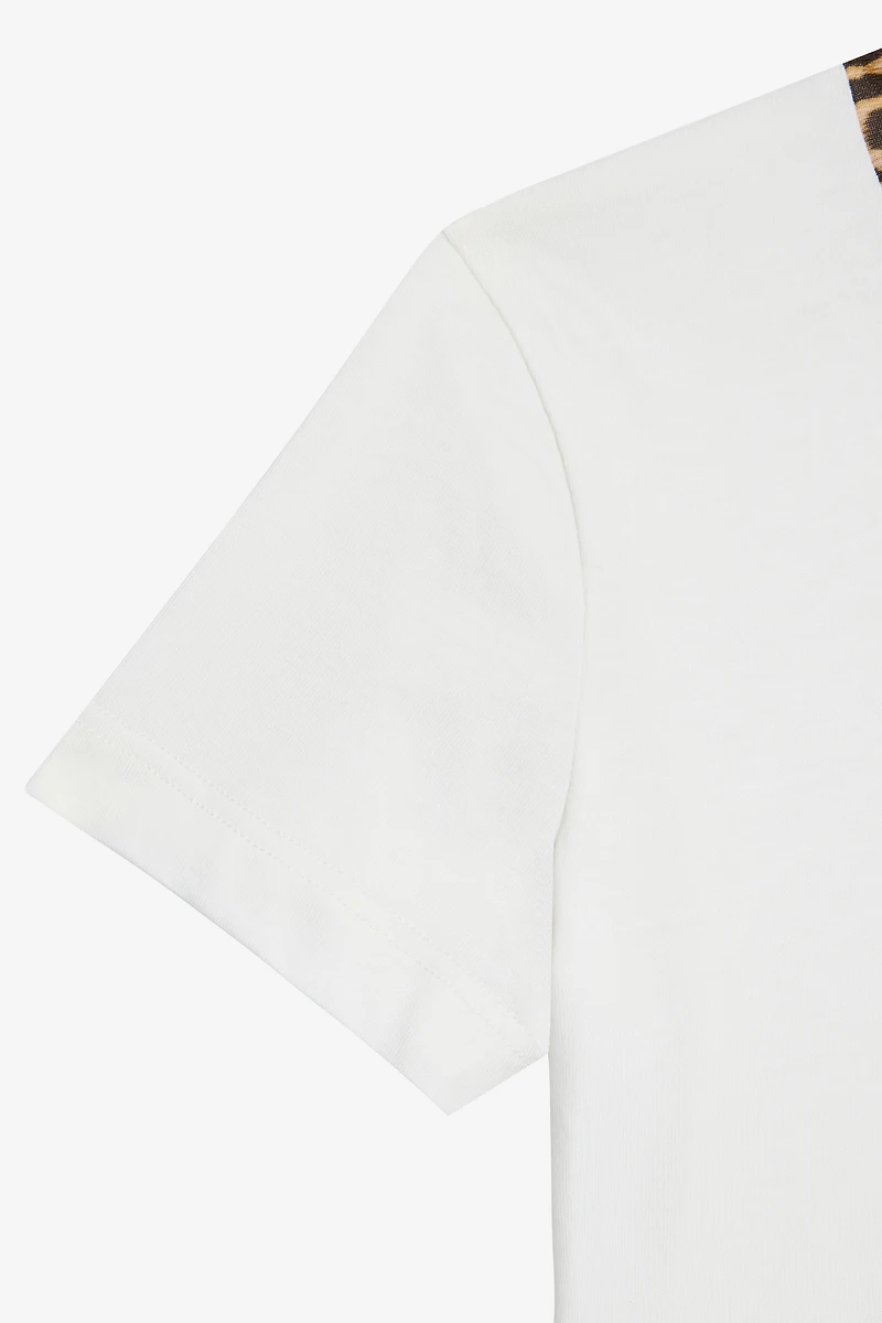 Cotton t-shirt with detail